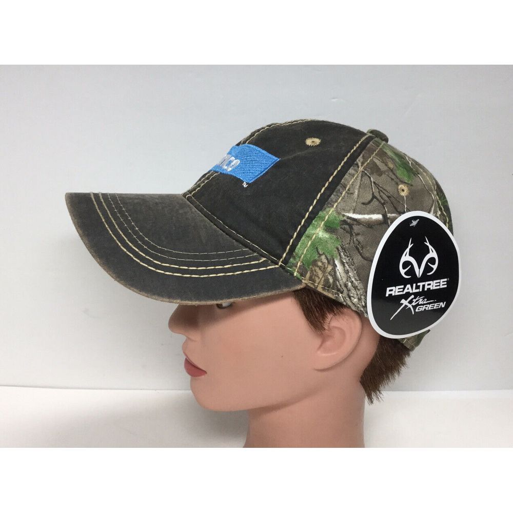 Elanco Agriculture Real tree Camo Hat Strap Back Baseball Truckers Cap New